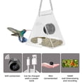 thumbnail image 3 of Window Bird Feeder with Camera 200mah Smart Bird Feeder with Chain 1080 HD Night-Vision Video Camera, 3 of 8