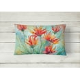 thumbnail image 4 of Wyoming Indian Paintbrush in Watercolor Fabric Decorative Pillow, 4 of 4