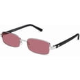 thumbnail image 6 of Retro Rectangle  Sunglasses for Women Men Small 90s  Trendy Slim Narrow Rectangular Frame VL9684, 6 of 6