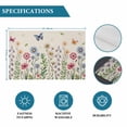 thumbnail image 6 of Spring Floral Placemats Set of 12, Pink Blue Flowers Butterfly Rustic Placemats for Dining Table, Place Mats for Kitchen Tabletop, Waterproof Wipeable Dining Table Mats Set, 6 of 9