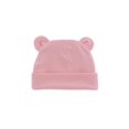 thumbnail image 1 of Stibadium Newborn Hospital Hat 0-12Months Preemie Boys Girls Beanie Solid Infant Baby Ears Bonnet Infant Cotton Hats 1pc - Pink, 1 of 3