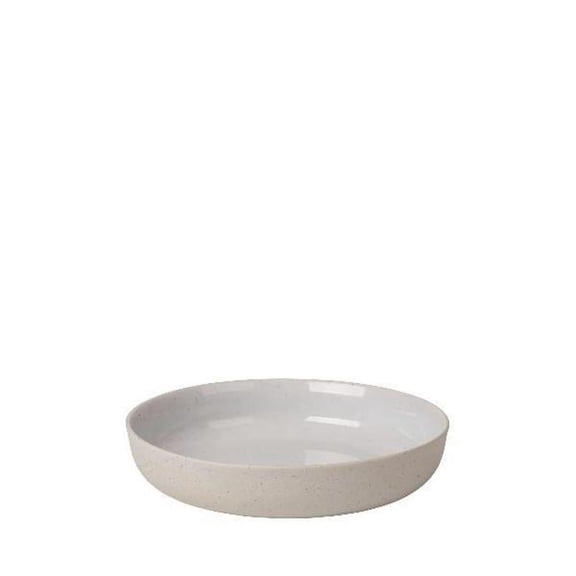 Blomus 64108.4 Sablo Ceramic Stoneware Deep Plate for Pasta & Desserts, Set of 4