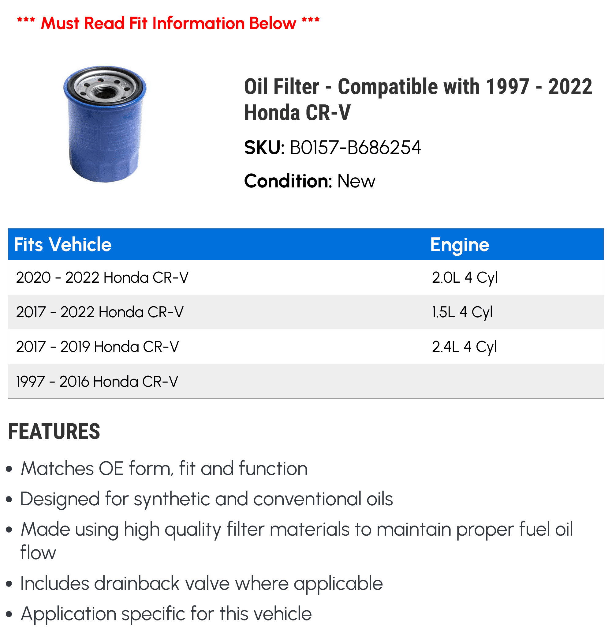 2018 Honda Crv Oil Filter Collection Of 9 Videos & 80+ Images