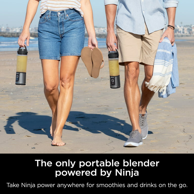 NINJA Blast 18 oz. Single Speed Black Portable Blender BC151BK - The Home  Depot
