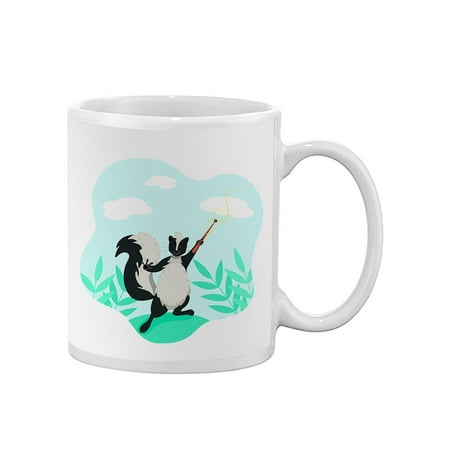 

Cartoon Wizard Skunk Conceal Mug - Image by Shutterstock