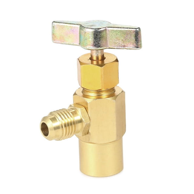 SUTENGDA Automobile Air Conditioner Refrigerants Can Dispensing R134A R-134 AC Refrigerant Aluminum Tap 1/2” ACME Thread Valve Tool