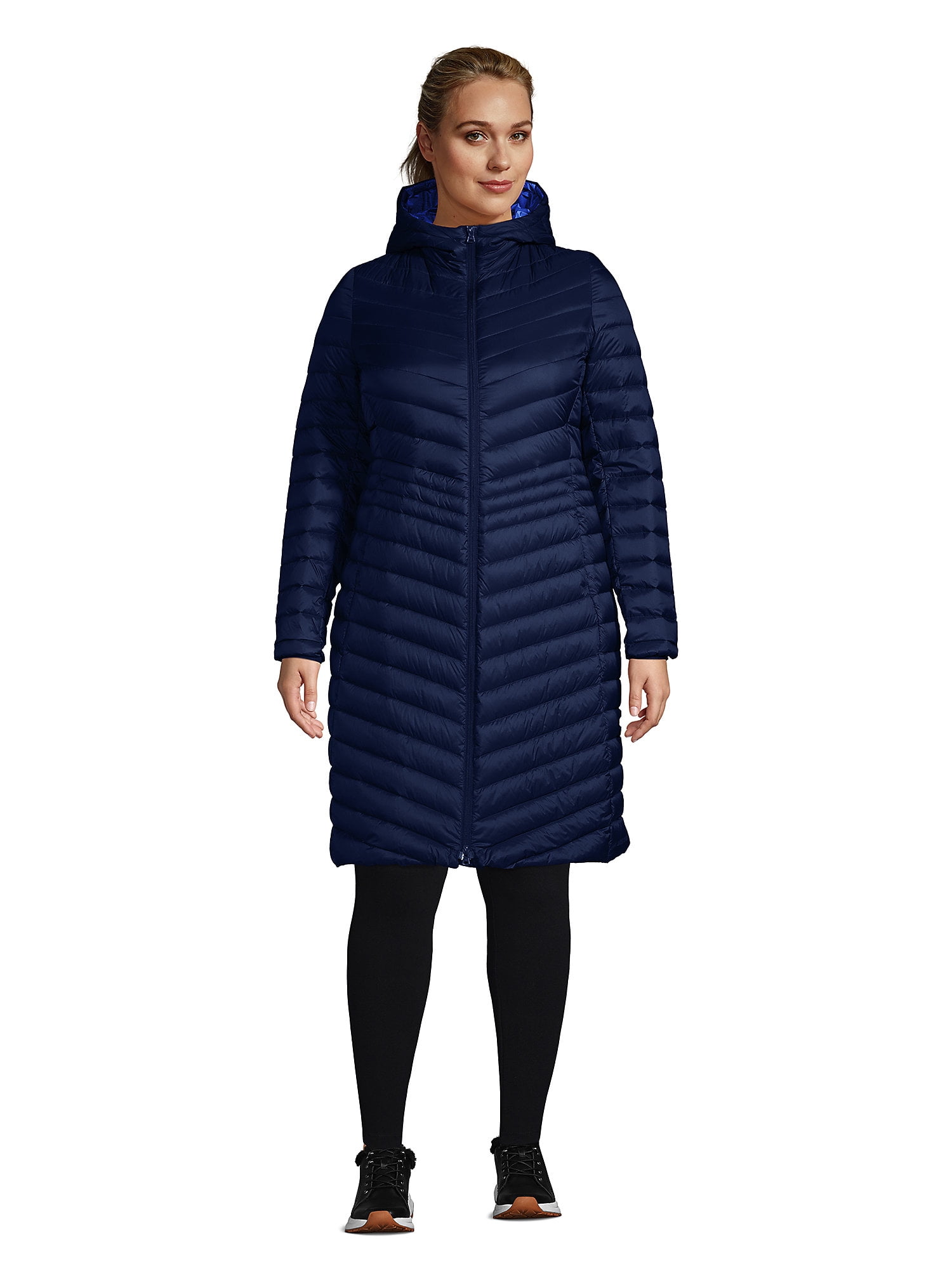 Lands' End Women's Plus Size Ultralight Packable Down Coat