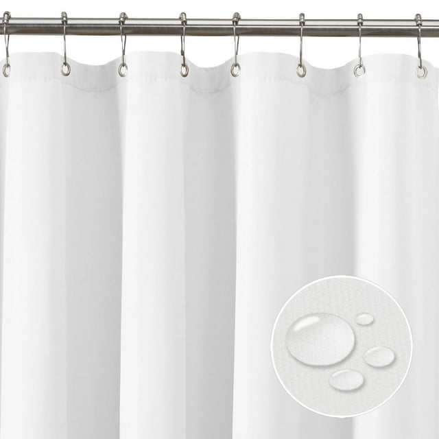 Hometrends 100% Waterproof Fabric Shower Curtain or Liner