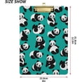 thumbnail image 2 of FMSHPON Cute Little Panda Clipboard Hardboard Wood Nursing Clip Board and Pull for Standard A4 Letter 13x9 inches, 2 of 7