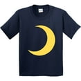 thumbnail image 3 of Inktastic Cute Yellow Moon Youth T-Shirt, 3 of 5