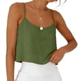 thumbnail image 5 of SROBPTY Womens Tank Tops Solid Cami Round Neck Button Shirts for Casual Use, 5 of 5