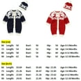 thumbnail image 7 of Newborn Baby Girls Boys Christmas Jumpsuit Deer Button Sweater Romper My First Christmas 2PCS Clothes Set, 7 of 7