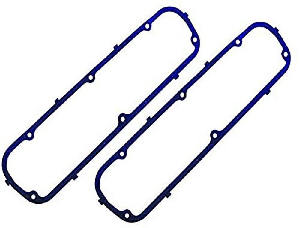 Racing Power SBF V/C GSKT Black Rubber Ford Valve Cover Gaskets Black Rubber Ford VC Gasket PR for Small Block Ford