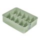 thumbnail image 1 of Caja de almacenamiento para calcetines, ropa interior, armario, contenedores de almacenamiento de lencería, divisores que ahorran espacio 10 rejillas verde, 1 of 9