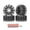 Black, variant on CLOUDWHEEL Discovery FE 105mm Electric Skateboard Wheels,Urban All Terrain Off Road Longboard Wheels (Set of 4)