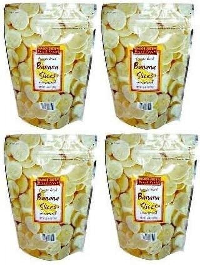 Trader Joes Freeze Dried Bananas (4 Pack)