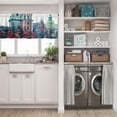 thumbnail image 3 of LALILO Kitchen Curtain Valance Autumn Still Life Pumpkin Rod Pocket Window Curtain 52"x 18" Set of 2, 3 of 7