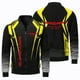 thumbnail image 3 of Nueva chaqueta de manga larga con estampado 3D para hombre, clásica, para carreras, deportes al aire libre, ciclismo, chaqueta de cuello redondo con cremallera a la moda, 3 of 4
