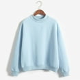 thumbnail image 2 of Women's St. Pa's Holiday Sweatshirt Long Sleeved Crewneck Oversized Pullover Sweater, Solid Color Casual Athletic Top,Size:S, 2 of 6