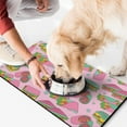 thumbnail image 2 of Hamburger Burger American Food Sandwich Foodie Breakfast Fast Food Junk Food Dog Food Mat Absorbent Waterproof Non-Slip Durable, 2 of 7