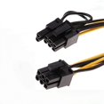 thumbnail image 2 of Cable de alimentación Pcie de 6 pines a 8 pines (6 + 2) macho a macho Pci-e para minería Afortunado Sencillez, 2 of 2