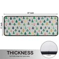 thumbnail image 5 of Kitchen Rugs Sets Of 2,Gray Christmas Tree Pattern Anti Fatigue Kitchen Mat Rugs Non Slip Washable,Decorative Kitchen Floor Mats for Kitchen,Sink,Laundry,17"x47"+17"x47", 5 of 5