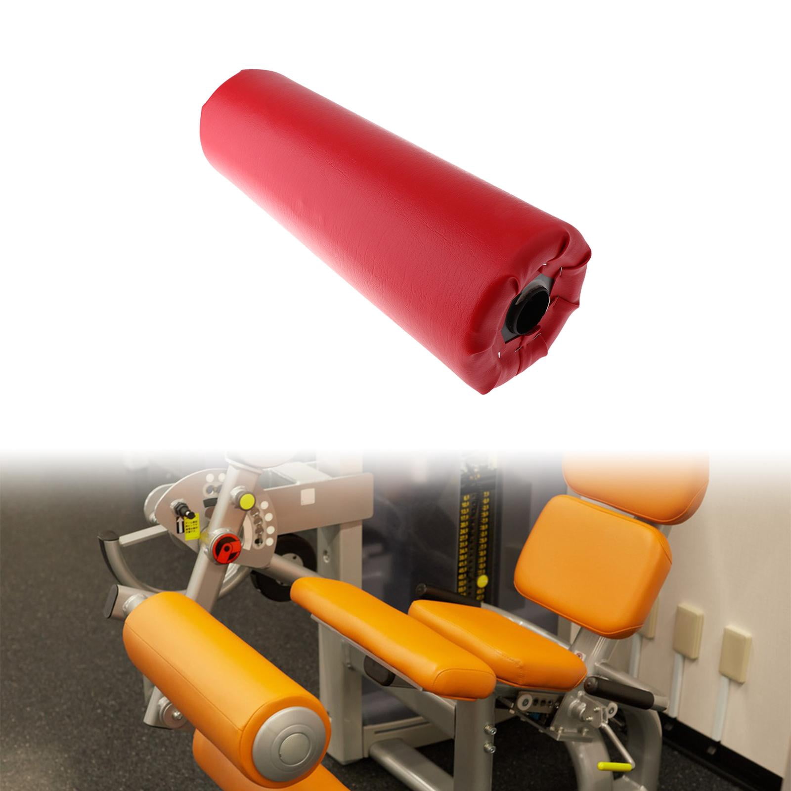 Baoblaze 1 Piece Foam Foot Pad Roller Soft Sponge Sleeve for Workout Bench Ab Machine Red