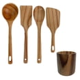 thumbnail image 4 of Pala para ollas Pala para sartenes pequeñas Utensilios de cocina de madera Cuchara de madera Cuchara grande para agua Pala para pizza Cuchara de madera Teppanyaki Juego de cucharas para mezclar, 4 of 5