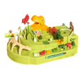 thumbnail image 3 of Juguetes de carreras de dibujos animados Baoblaze coche de aventura de dinosaurio modelo de coche de riel, 3 of 8