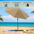thumbnail image 3 of lios Innova Sombrilla para Jardín y Playa Portátil, Impermeable, Ajustable y Resistente al Sol para Terraza y Patio, 3 of 9