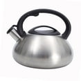 thumbnail image 3 of Tetera silbante de 3 l con asa, de ebullición rápida, portátil, de acero inoxidable, para cocina al aire libre, leche, té y agua, 3 of 7