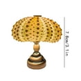 thumbnail image 2 of Vintage Sea Urchin Night Light, Desktop Small Table Lamp, Decorative Ornament, Qixi Festival Gift, 2 of 6