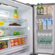 SMAD 22.5 Cu ft French Door Refrigerator/Freezer, Automatic Ice Maker Food Storage, Stainless-Steel