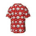 thumbnail image 7 of Kdxio Men's Hawaiian Shirt for Men Short Sleeve Shirt Cute Baseball Summer Casual Holiday Beach Button Down T-Shirts, 7 of 7