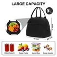 thumbnail image 6 of Lunch Bag for Women&Men,Adult Insulated Lunch Box,Small Cooler Lunch Containers,Reusable Lunch Tote Bags for Work Travel Picnic,Black, 6 of 7