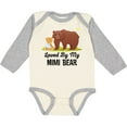 thumbnail image 3 of Inktastic Mimi Bear Loves Me Grandbaby Gift Boys or Girls Long Sleeve Baby Bodysuit, 3 of 5