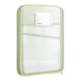 thumbnail image 2 of Storage Bag Mesh A4 File Storage Bag 3-Layer Vertical Opening Organizer for Homework and Exam Papers(Green,1-Piece) Rkxzt, 2 of 9