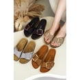 thumbnail image 5 of Sandalias Project Cloud para mujer, negras, de cuero, con plantilla de corcho, talla 37, 5 of 5