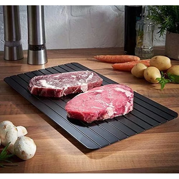 Plateau De Décongélation Rapide En Aluminium – Dégivrez Votre Viande 8x Plus Vite Sans Électricité