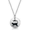 thumbnail image 2 of Phase de Lune Métier Noir Collier Phase Launar Collier (Argent Collier), 2 of 2