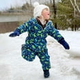 thumbnail image 4 of Jan & Jul Kids Boys Girls Cozy-Dry Waterproof Play Suit - (Dinoland - 3T), 4 of 7