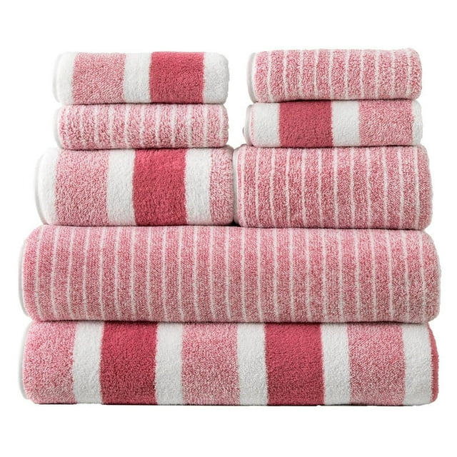 Xiao Hua Juego de toallas, 6 piezas rosa (2 toallas de mano + 2 toallitas + 2 toallas de baño) Toallas suaves para baño, forro polar coral - 30*30cm/35*75cm/70*140cm, absorbentes y acogedoras.