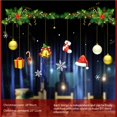 thumbnail image 3 of Bewildely Adhesivo de pared Navidad ventana pegatina ornamento pared arte extraíble hogar vinilo ventana pared pegatinas calcomanía decoración baño Kits de decoración para fiestas No.1 Bewildely HA024225-01, 3 of 5