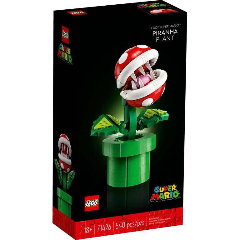 LEGO 71426 Super Mario Plante Piranha, Figurine Articulée avec