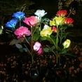 thumbnail image 7 of Latrodar Clearance Solar Garden Lights - Solar Outdoor Lights with Beautiful & Realistic Rose Flowers - 7 Color Changing Solar Lights Outdoor, for Yard Garden Decoratio Flash Deals, 7 of 7