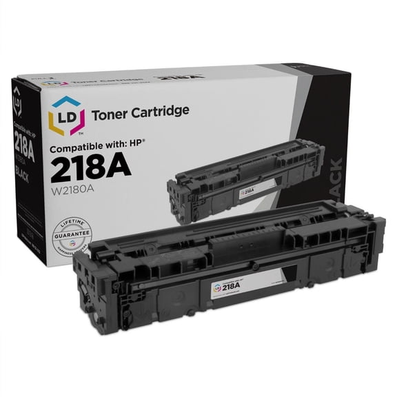 LD Products Compatible Toner Cartridge Replacements for HP 218A W2180A SY (1PK, Black)