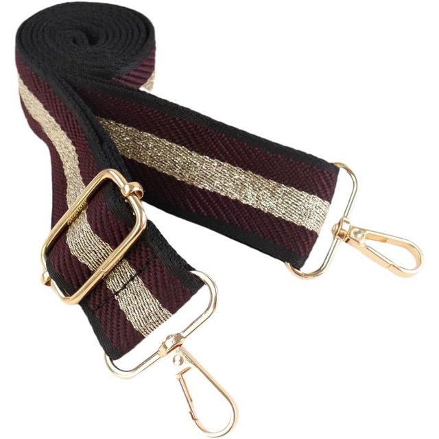 LinYooLi Bandoulière de Remplacement Réglable, Sangles de Bagage, Ceinture Bandoulière en Toile pour Sac à Main, Sangle de Sac à Main pour Femmes (Style A 119)