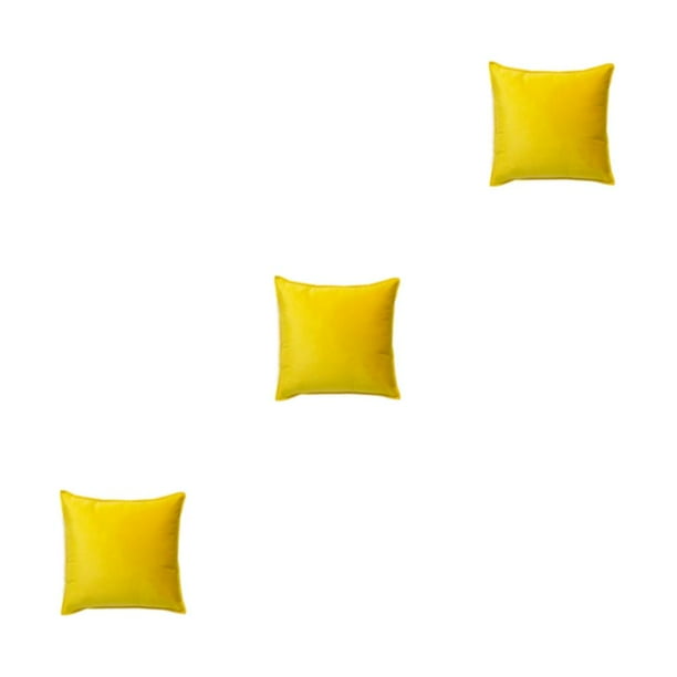 Kearding Funda de cojín de asiento Funda de almohada de repuesto Amarillo Type1 NO1