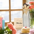 thumbnail image 6 of Mother and Daughter Statue Tabletop Commemorative Ornament Gifts for Mom from Daughter, Mother and Daughter Hugging Figurines for Mother's Day Christmas or Birthday Gifts, 6 of 7