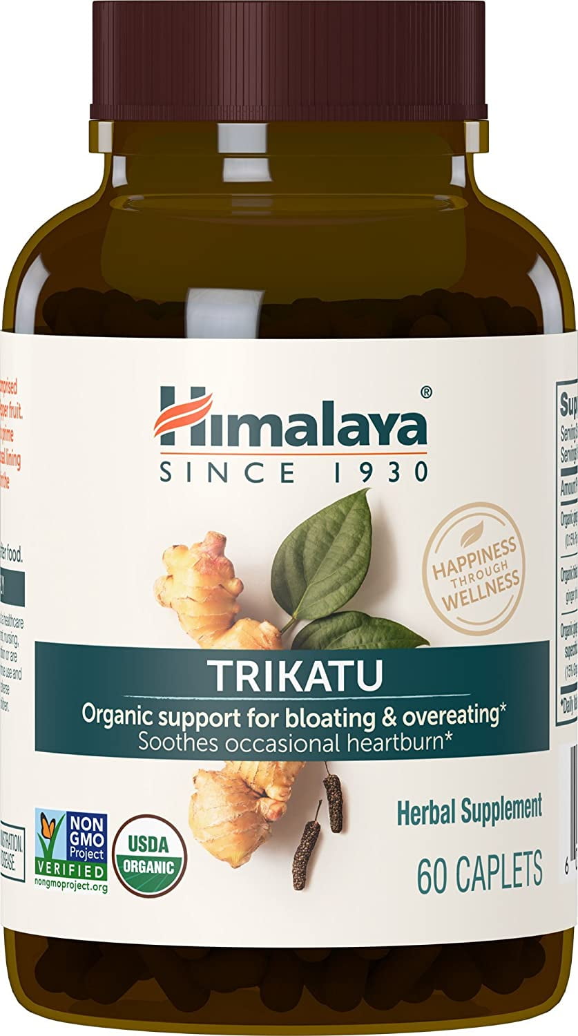 Himalaya Organic Trikatu Support for Bloating and Overeating, Soothes Occasional Heartburn,690